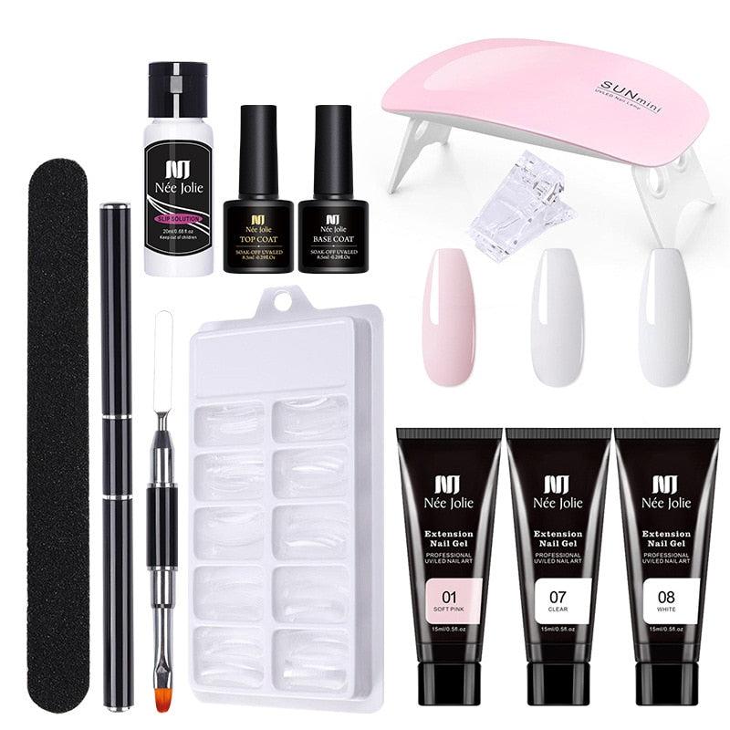Nagel Set mit UV Gel