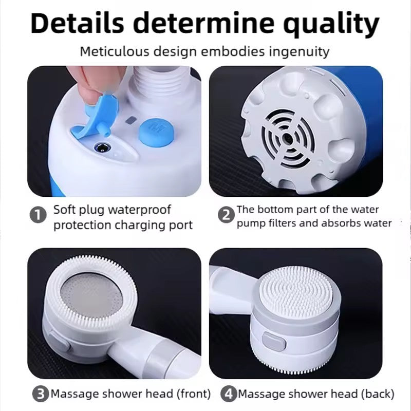 Kabellose Camping Dusche