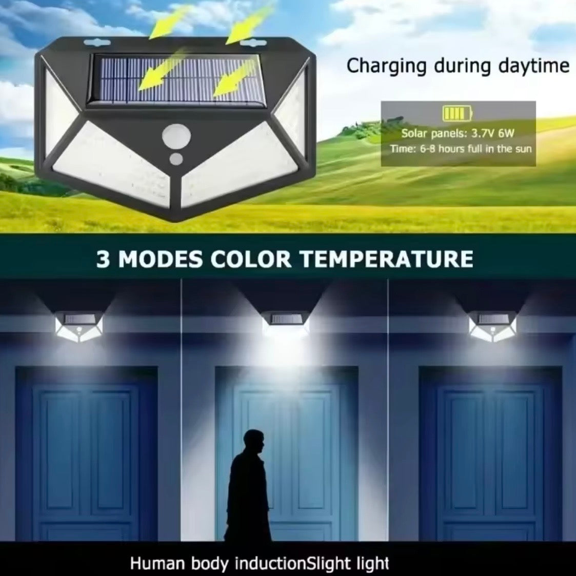 LED Solar Wegbeleuchtung