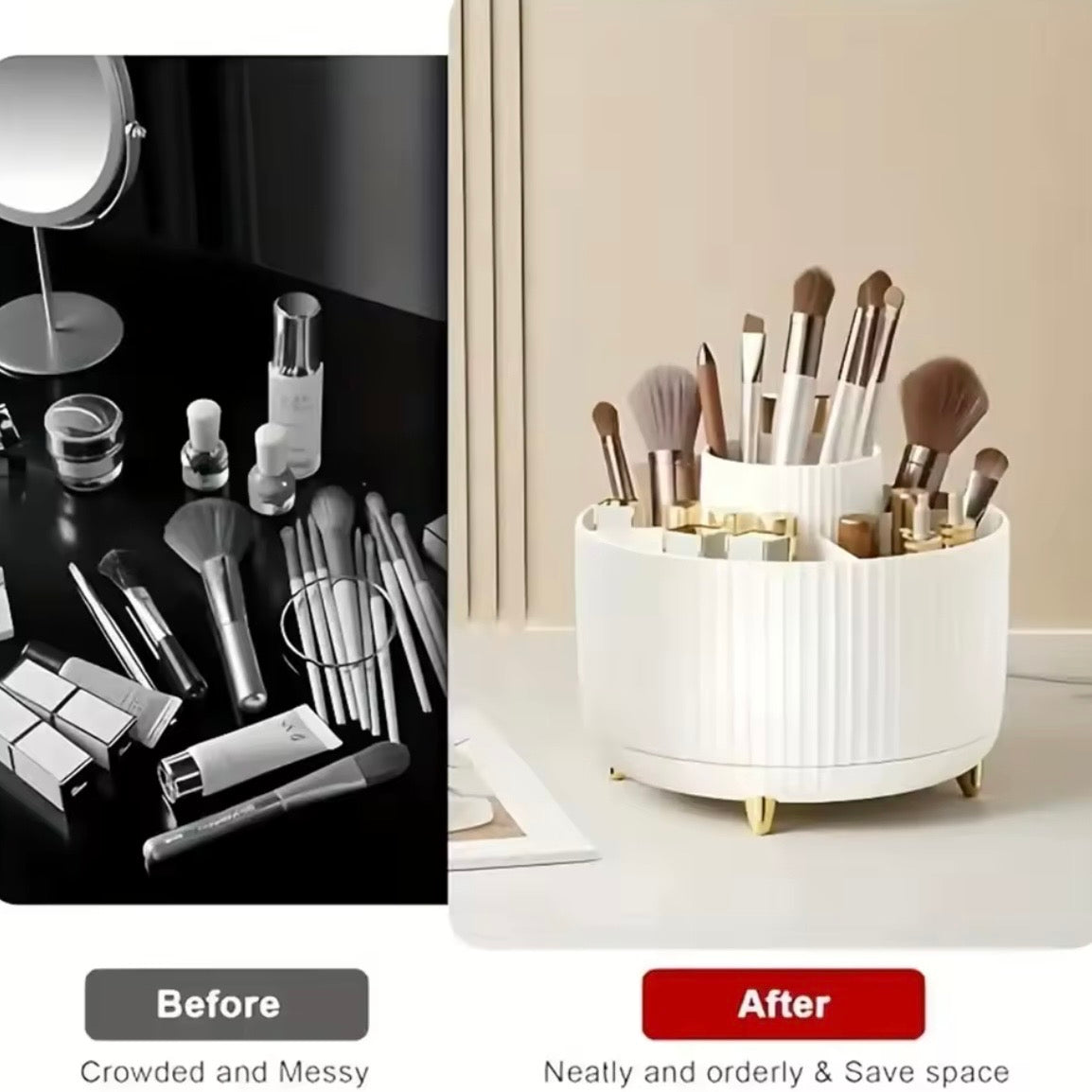 360 ° Drehbarer Make up Organizer