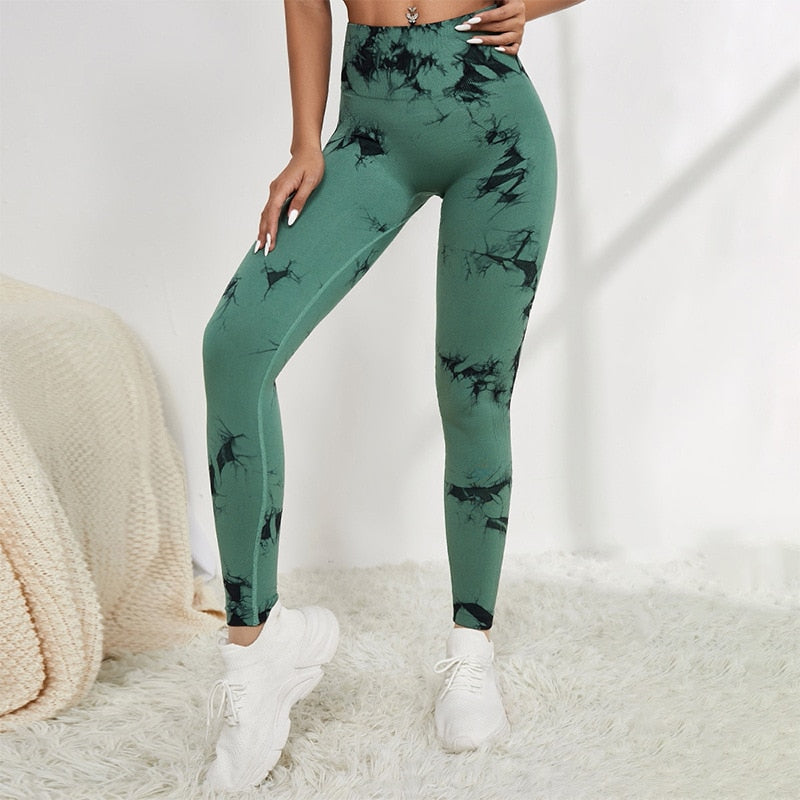 Leggings Marmor Damen