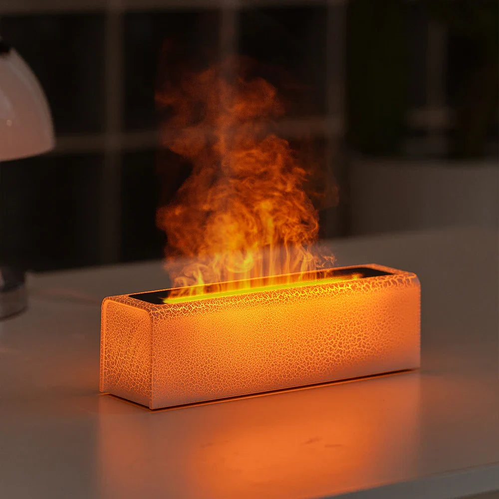 Luftbefeuchtern Flammen Optik