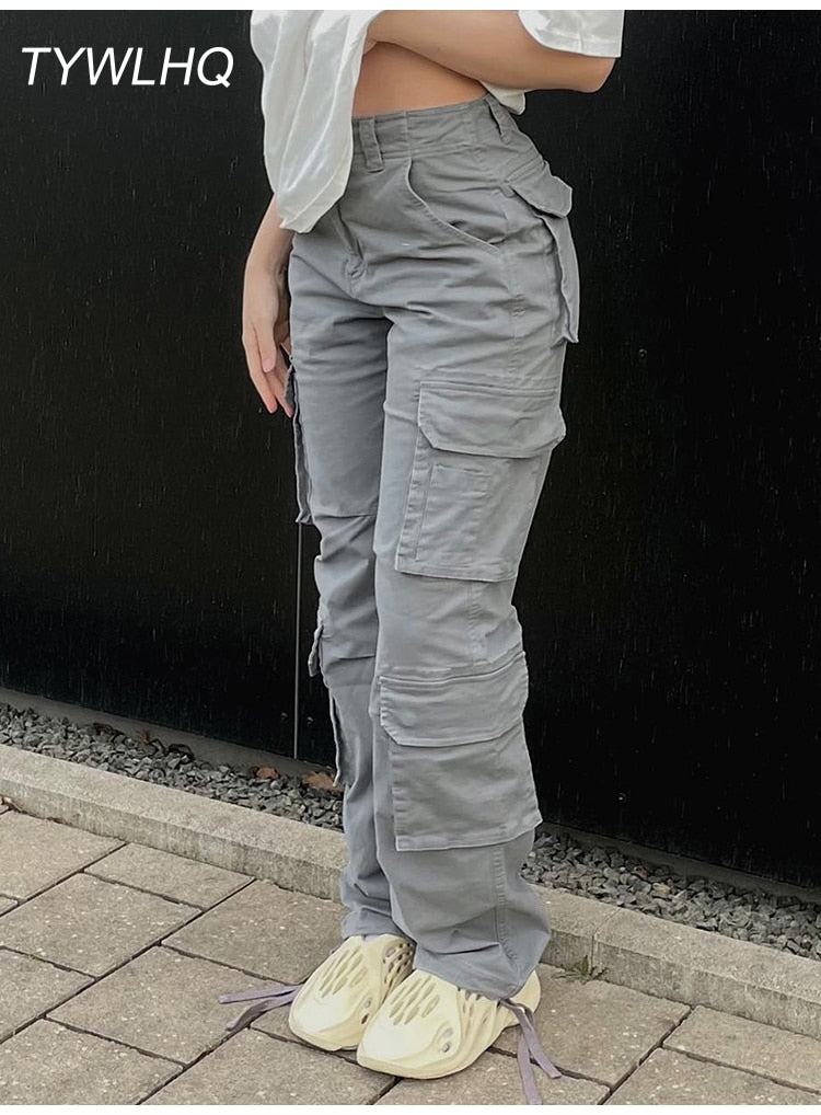 Vintage Cargo Pants  Baggy Jeans Frauen