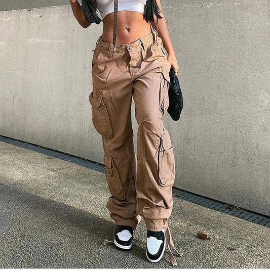 Vintage Cargo Pants  Baggy Jeans Frauen
