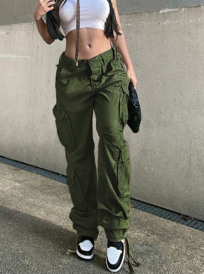 Vintage Cargo Pants  Baggy Jeans Frauen