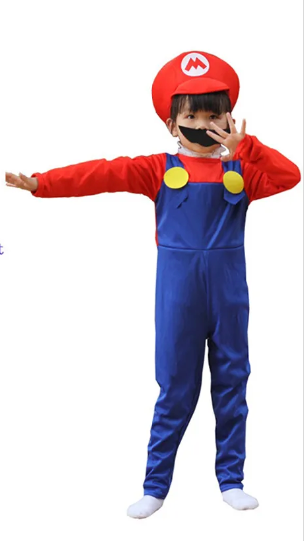 Mario und Luigi Kostüm Junge Mario