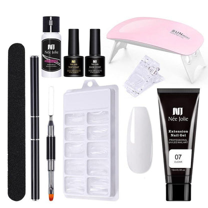 Nagel Set mit UV Gel