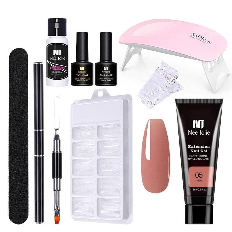 Nagel Set mit UV Gel