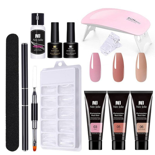 Nagel Set mit UV Gel