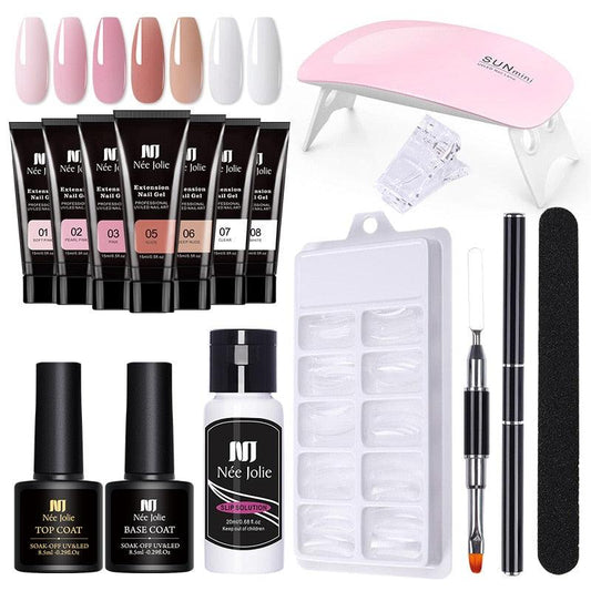 Nagel Set mit UV Gel