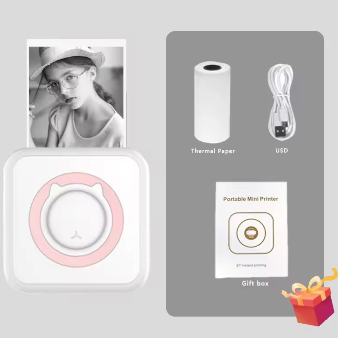 Portable Mini Printer ohne Tinte