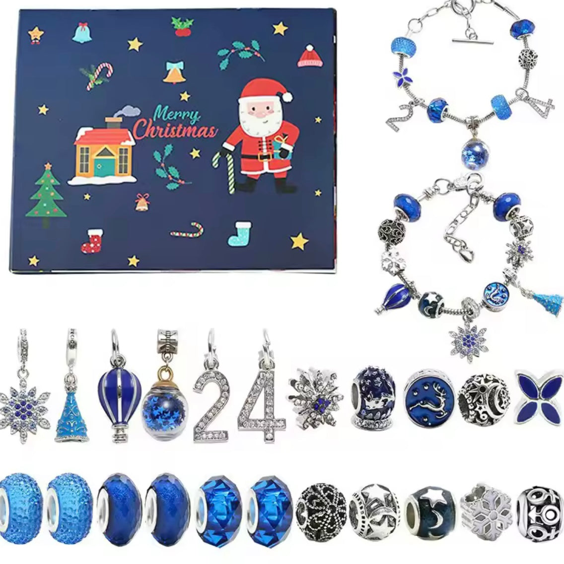 Charm Armband Schmuckset Adventskalender Set 5