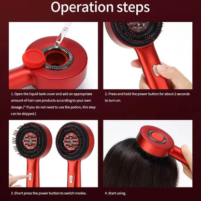 Vibratsions-Massage Haarbürste