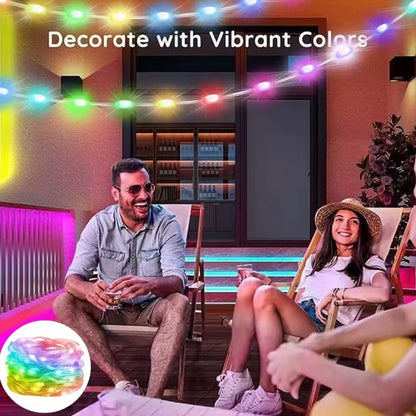 Smarte Weihnachtsbaum Lichterkette