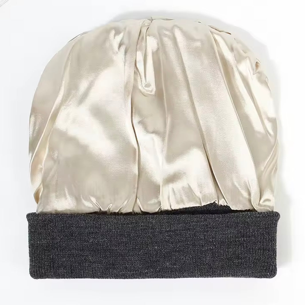 Wintermütze mit Seidenfutter