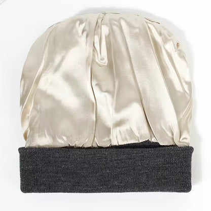 Wintermütze mit Seidenfutter