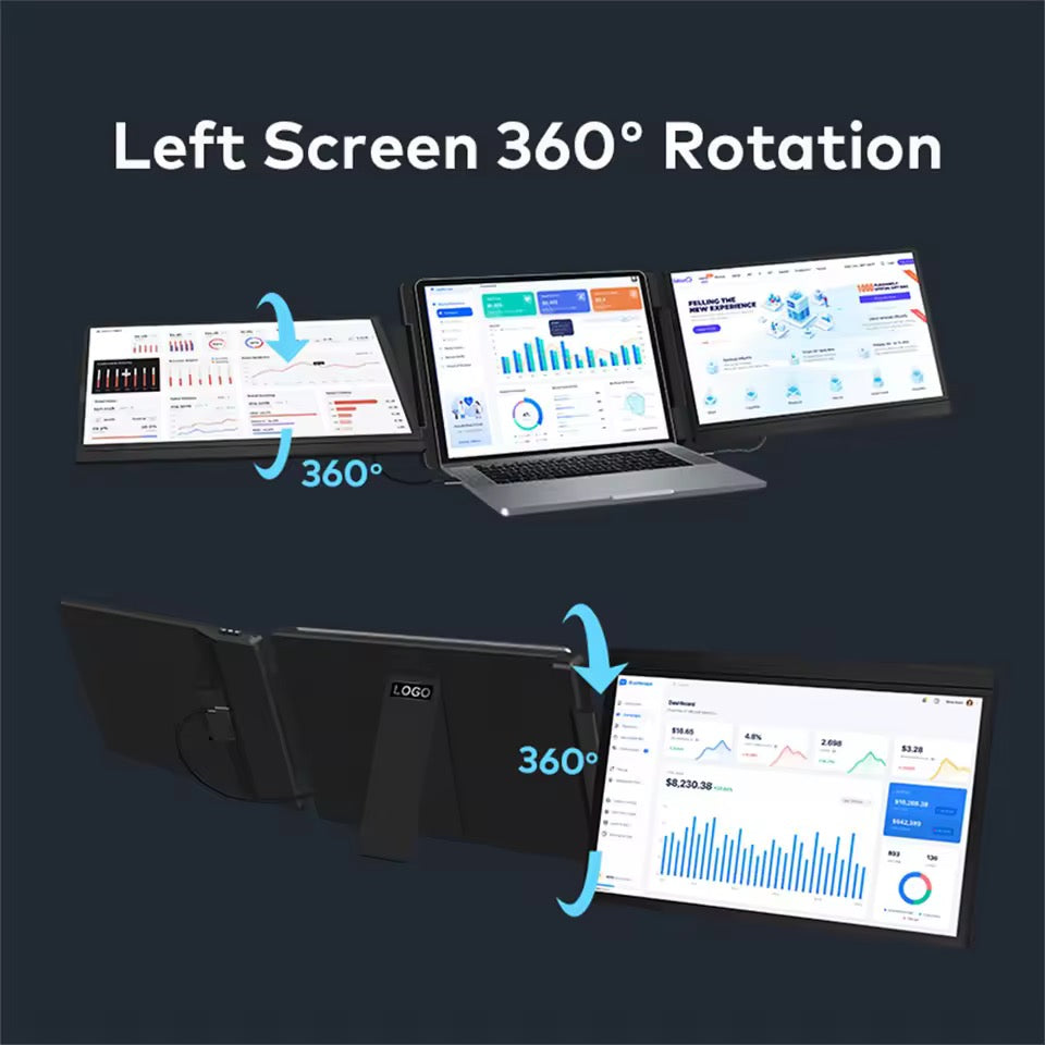 Doppel Bildschirm 14-16 Zoll