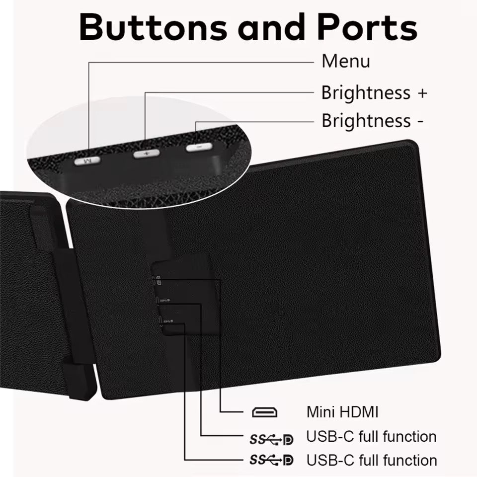 Doppel Bildschirm 14-16 Zoll