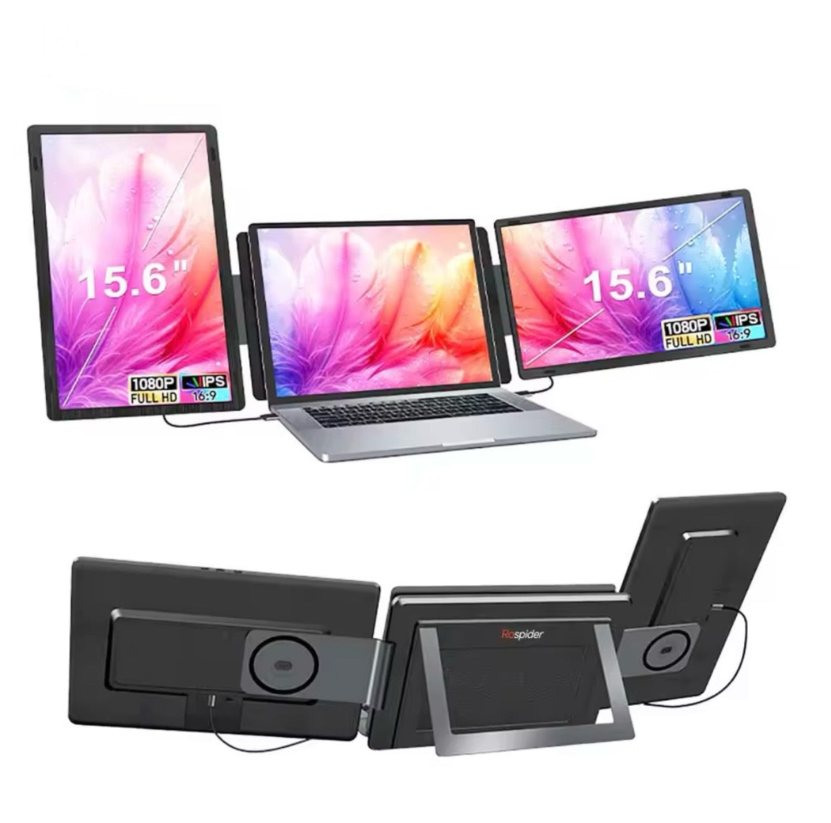 Doppel Bildschirm 14-16 Zoll