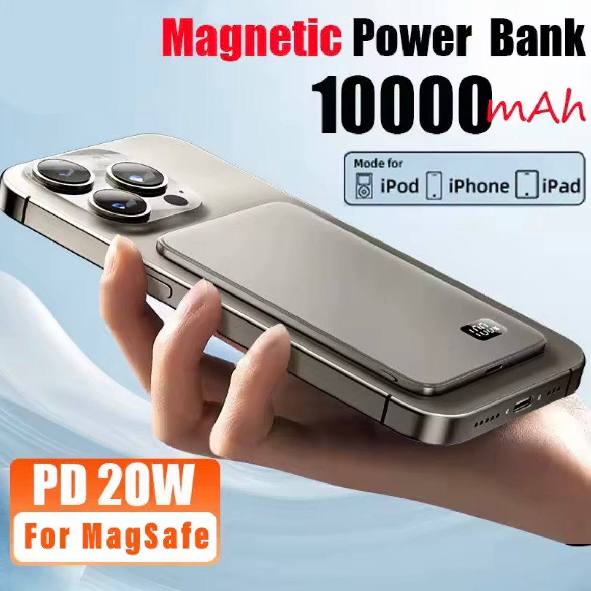 Magnetische Power Bank 10000mAh