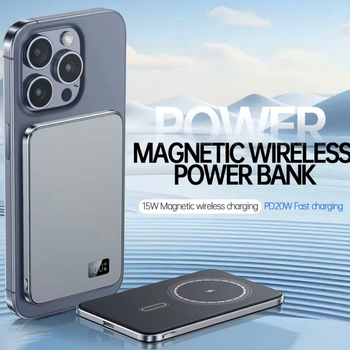 Magnetische Power Bank 10000mAh