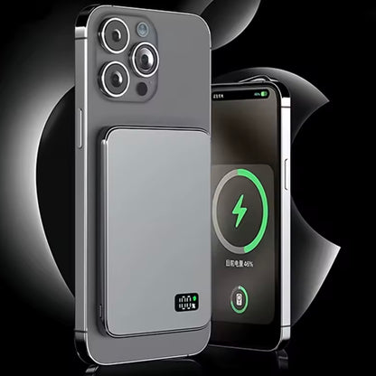 Magnetische Power Bank 10000mAh Grau