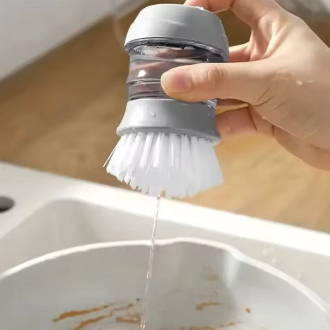 Spülbürste mit Seifenspender
