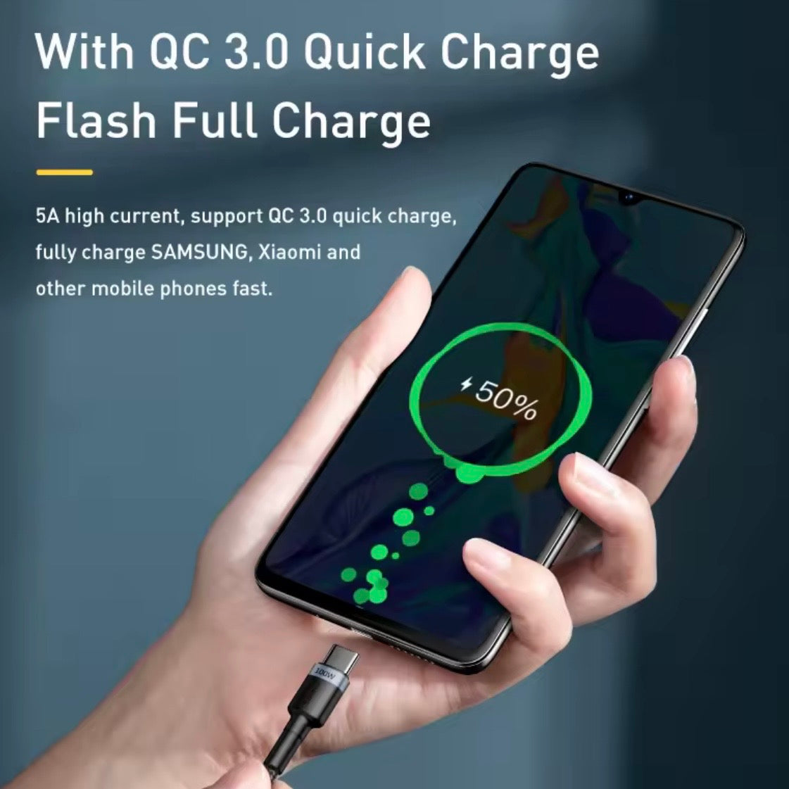 2m Schnnellladekabel USB C