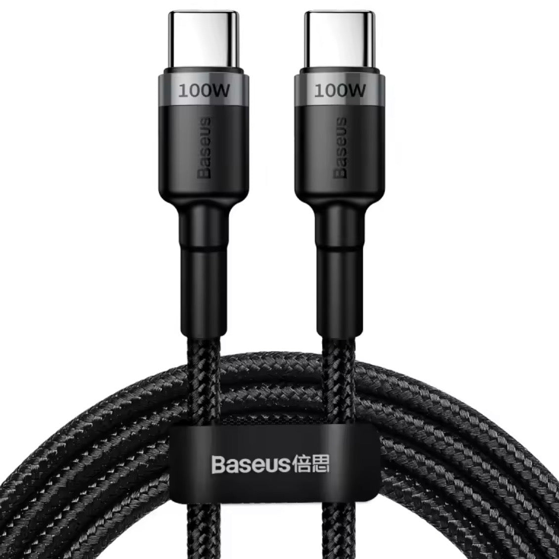 2m Schnnellladekabel USB C Schwarz