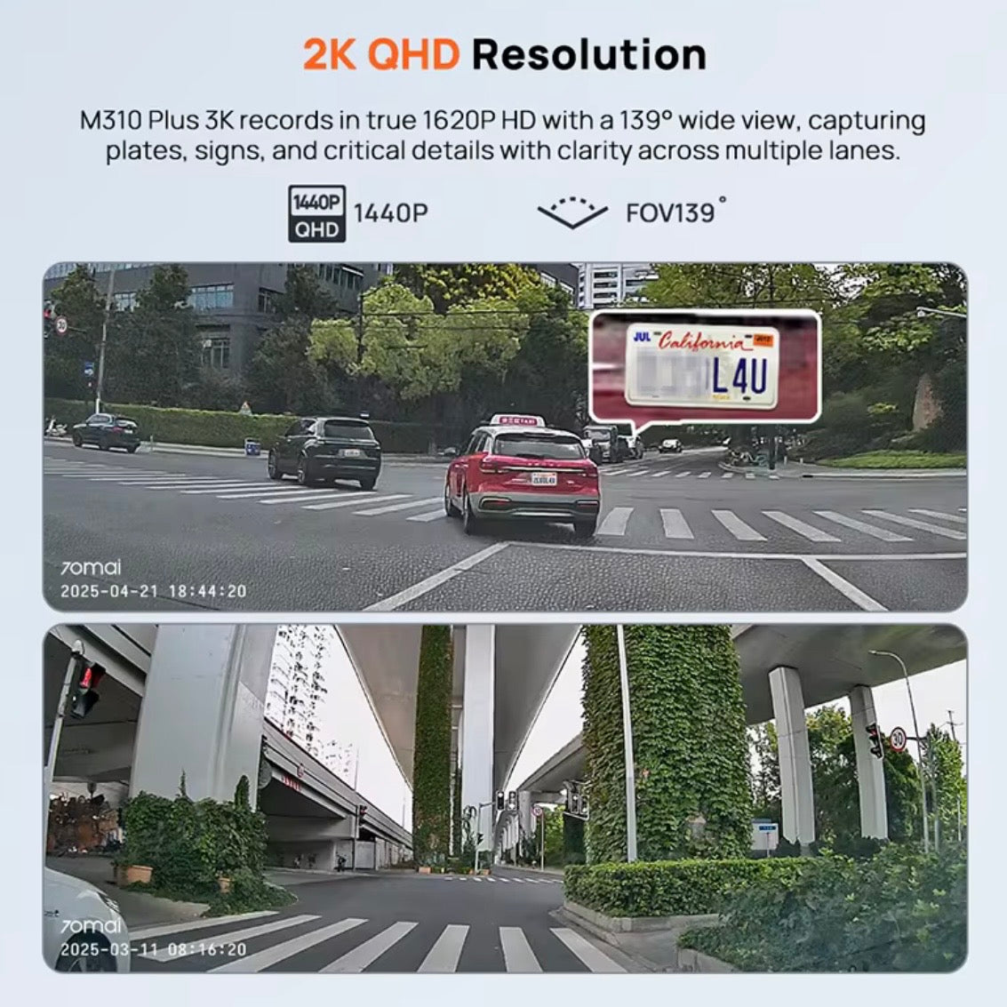 Dashcam M310 Plus