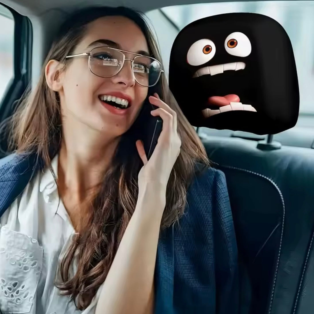 Lustige Auto Kopfstützenbezüge