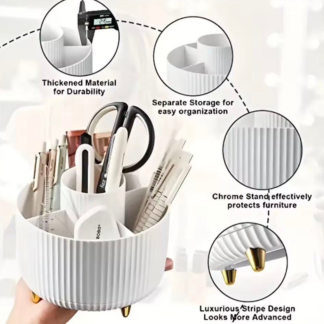 360 ° Drehbarer Make up Organizer