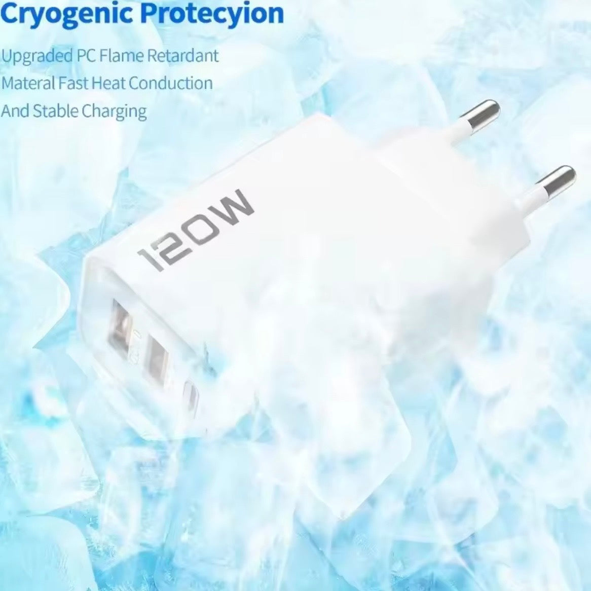 120W 4 Port USB Typ C Ladegerät