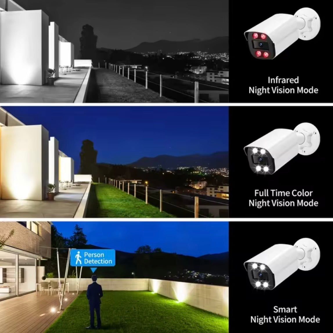 4K 8MP Überwachungs Kamera