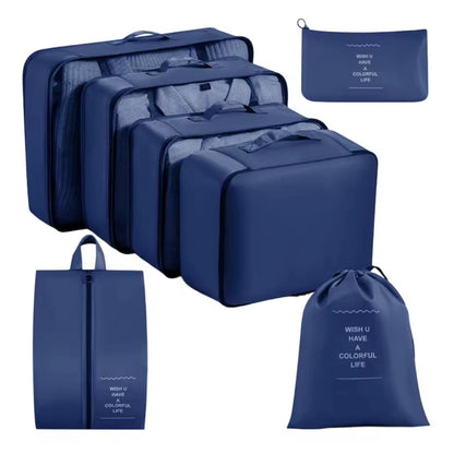 9 Teiliges Set Reise Aufbewahrungstaschen Organizer
