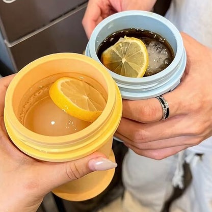 Faltbarer 2 in 1 Silikon Eisballbecher