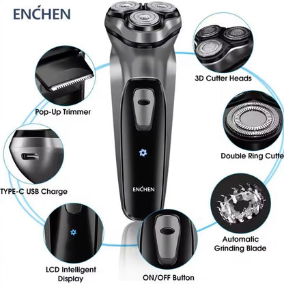 Enchen Blackstone Elektro Rotations Rasierer