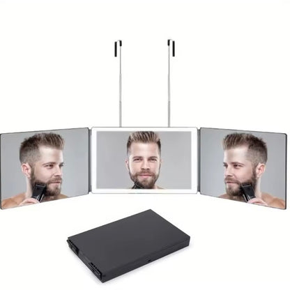 Tragbarer 3 fach klappbarer Schminkspiegel