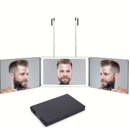 Tragbarer 3 fach klappbarer Schminkspiegel