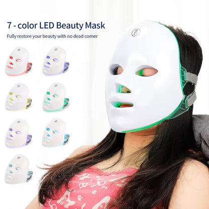 Wiederaufladbare Rot Licht LED Gesichtsmaske
