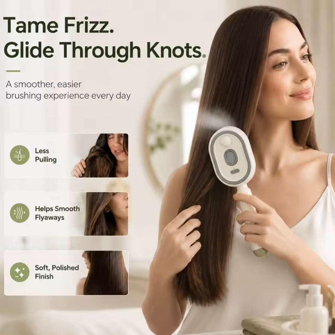 Elektrische Sprüh Luftkissenbürste für Frauen