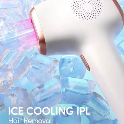 IPL Haarentfernung mit Eiskühlungs Pflegefunktion