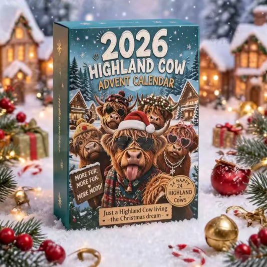 Lustiger Kuh Adventskalender