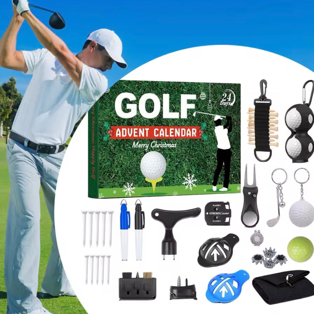 Golf Adventskalender Box