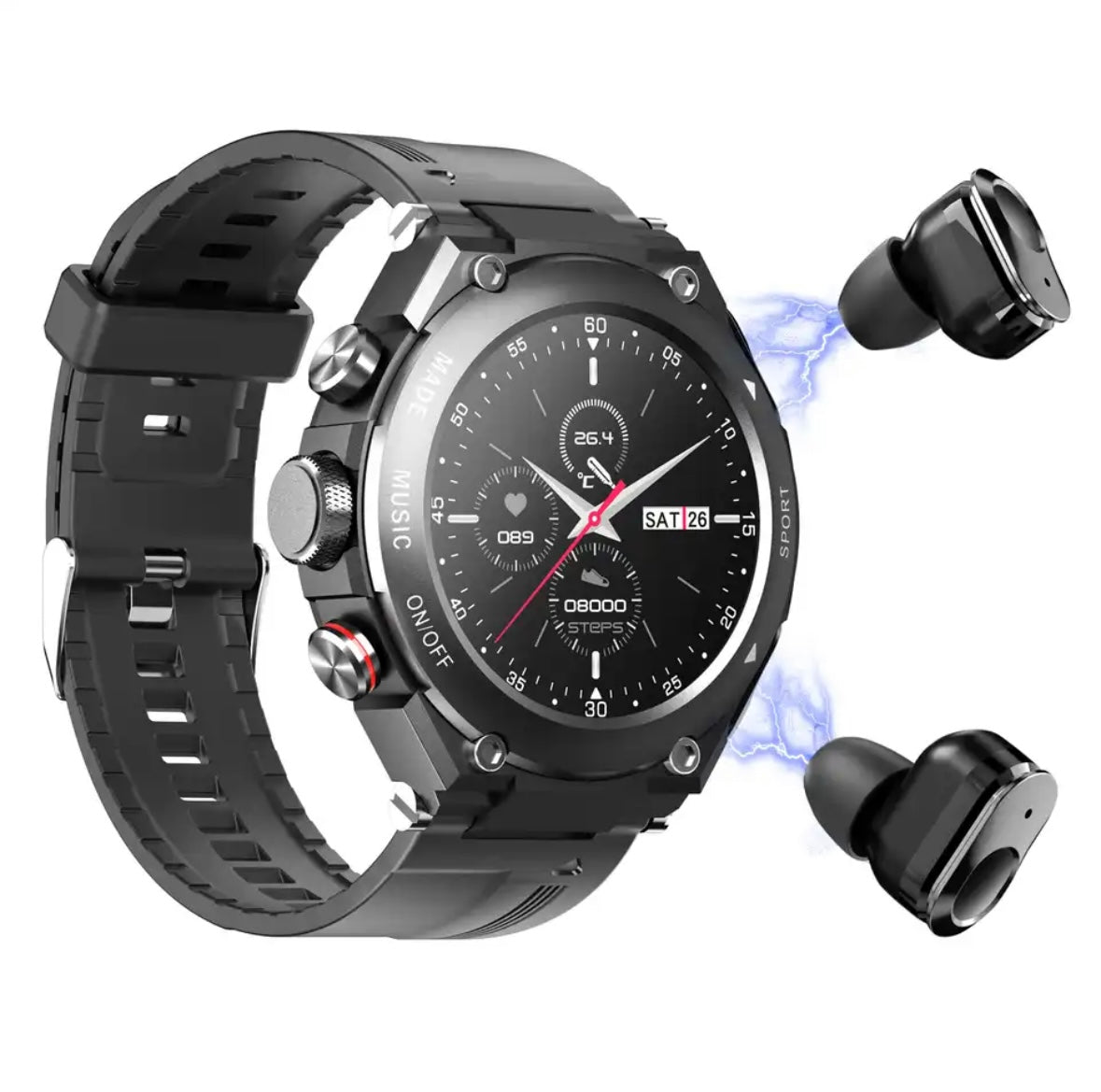 Smart Watch mit integrierten Kopfhörer