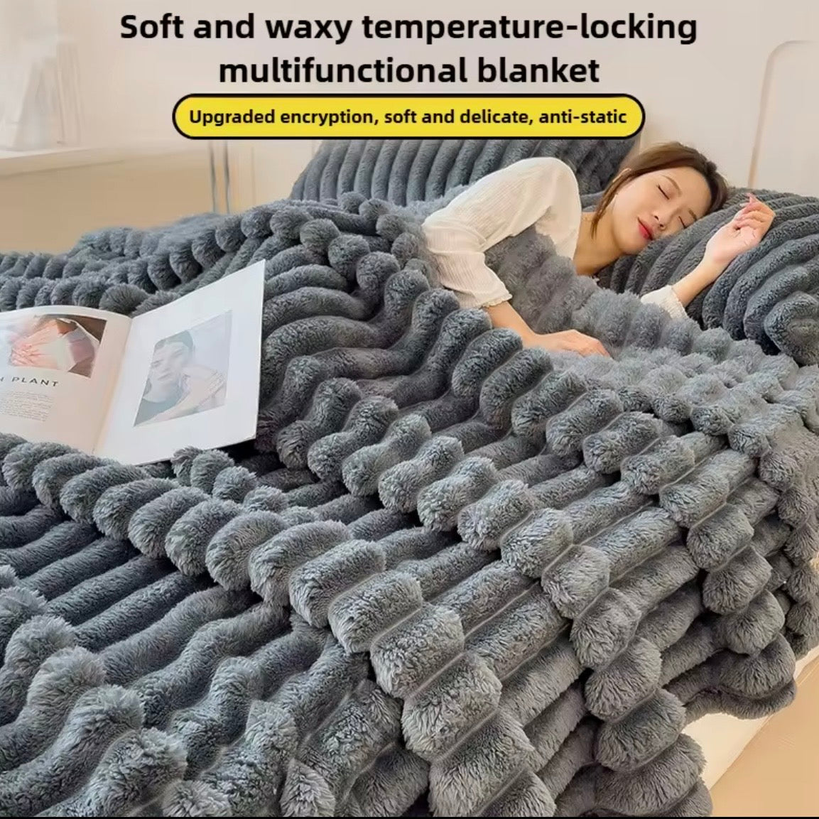 Plüschdecke