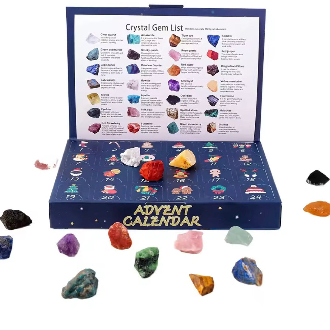 Kristall Natursteine Adventskalender