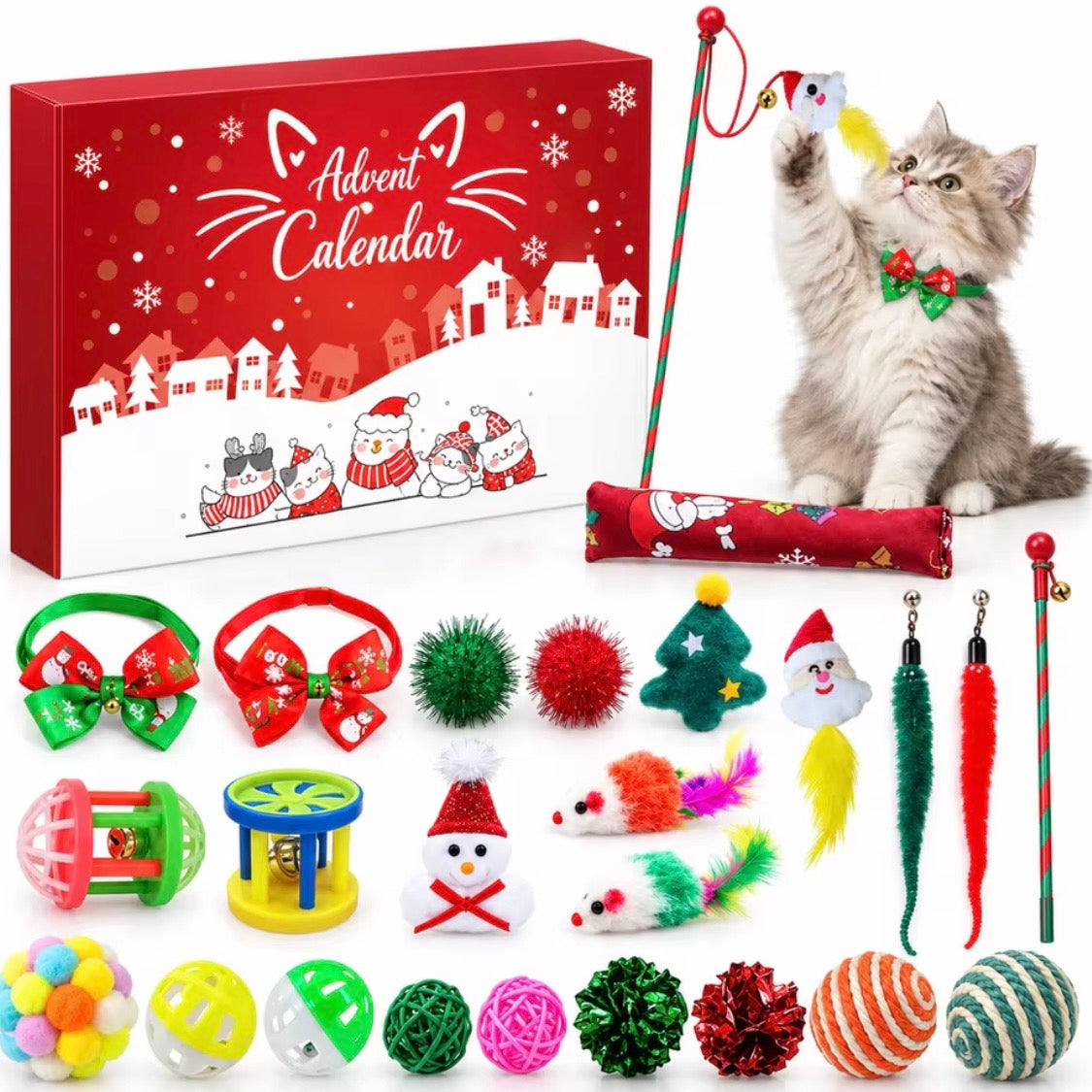 Katzenspielzeug Adventskalender