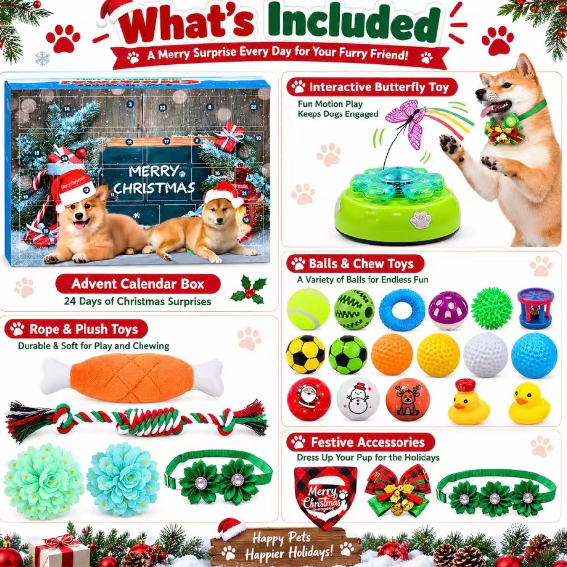Hundespielzeug Adventskalender
