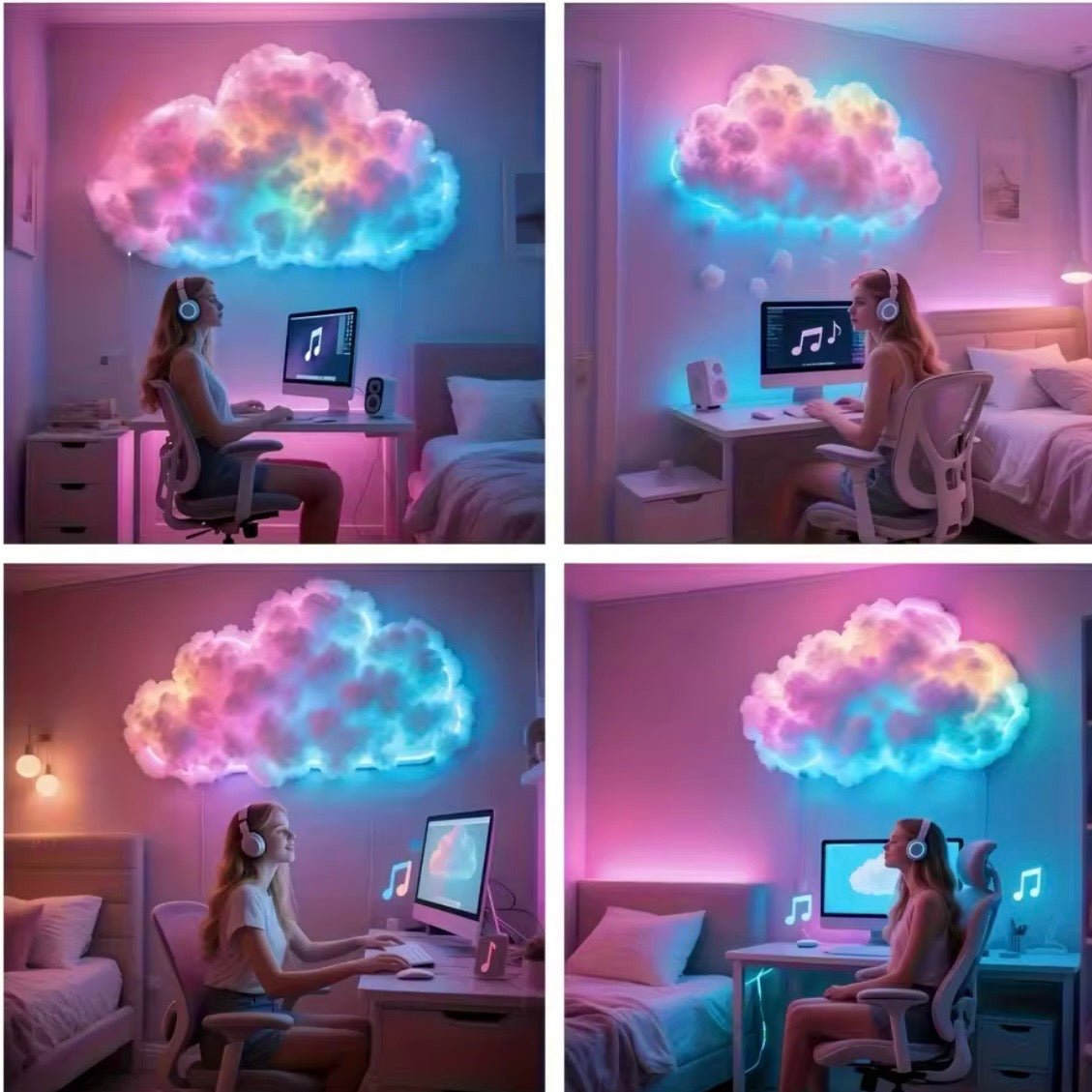 Donnerwolken LED Dekorationsbeleuchtung